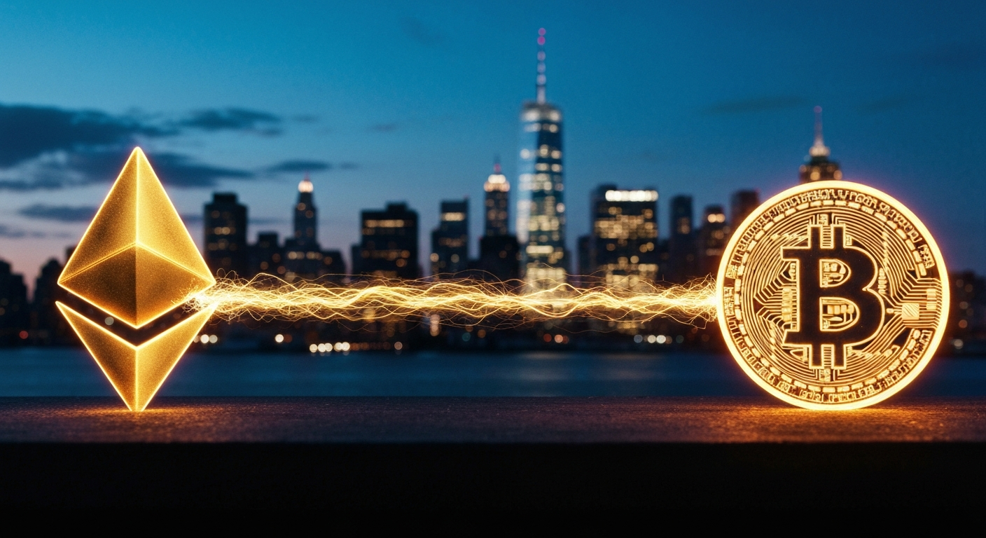 이더리움, 비트코인에 좌우됐다…가격 변동 65%가 설명