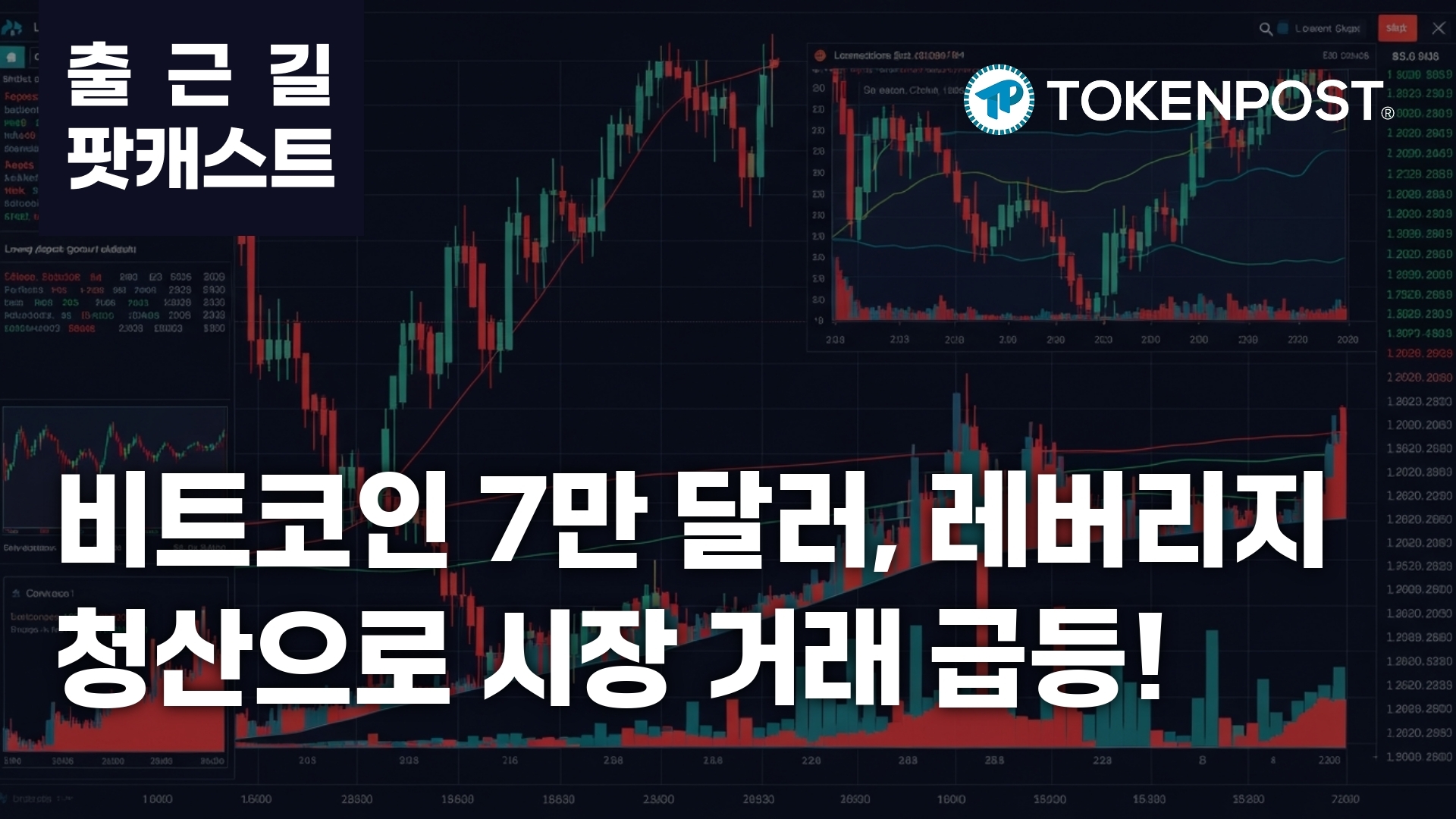 3월 11일 출근길 팟캐스트 — 레버리지 포지션 5,563만 달러 청산, 비트코인 7만 달러 회복