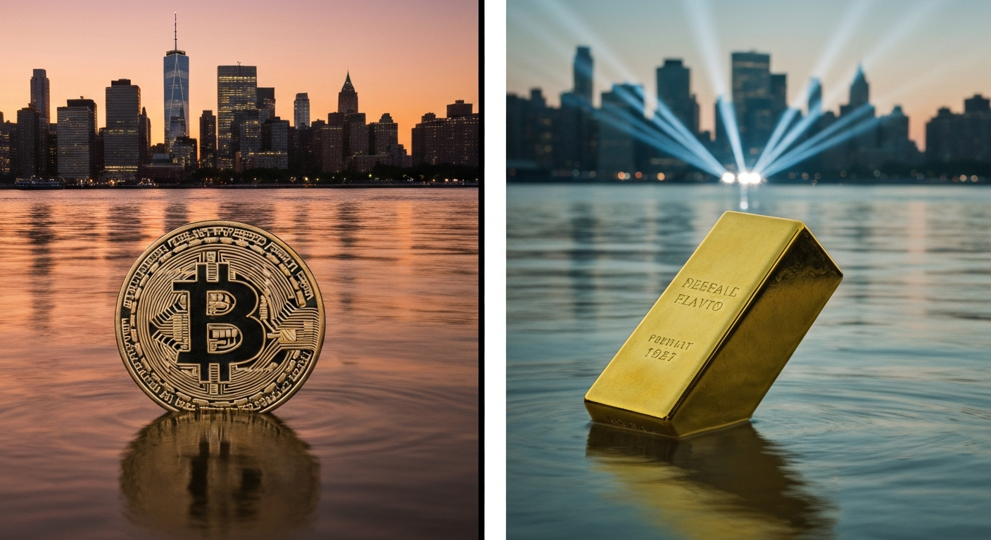 전쟁 국면서 엇갈린 안전자산…비트코인 오르고 금 급락