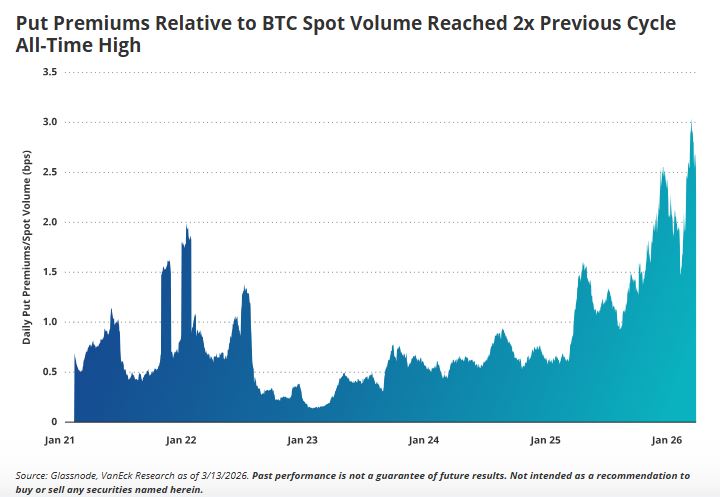 “하락 대비 수요 사상 최대”…비트코인 옵션 시장 공포