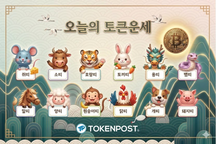  [토큰운세] 극단적 공포 속 비트코인 6만9000달러대…오늘 띠별 디지털 재물운은?