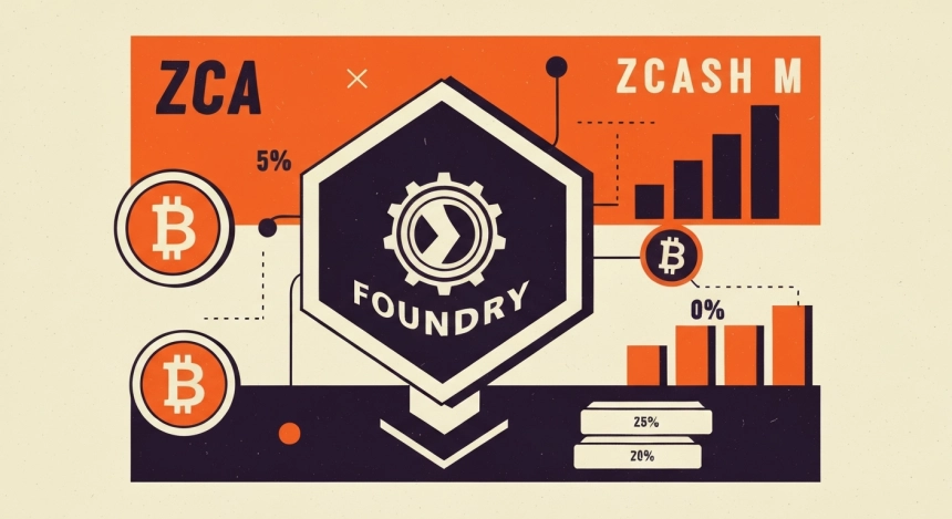 파운드리, 지캐시 채굴 풀 출시 직후 30% 점유…기관 유입 창구 되나