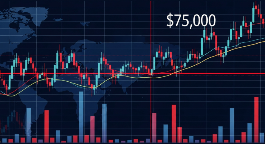비트코인, 7만5000달러 저항선 시험…분산투자 대안 될까