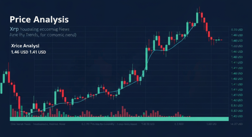 XRP, 1.46달러 이탈…1.41달러 지켜야 반등 가능