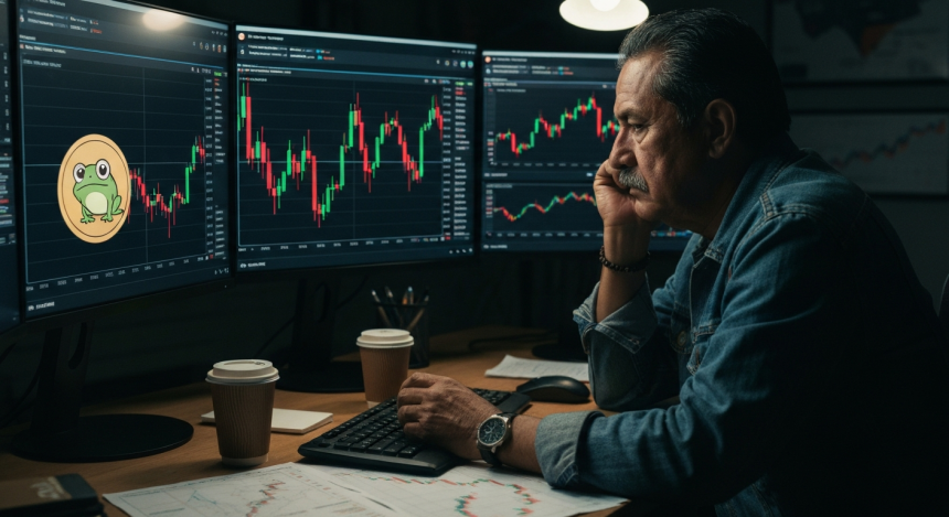  급락한 페페, TD 시퀀셜 매수 신호에 반등 기대감