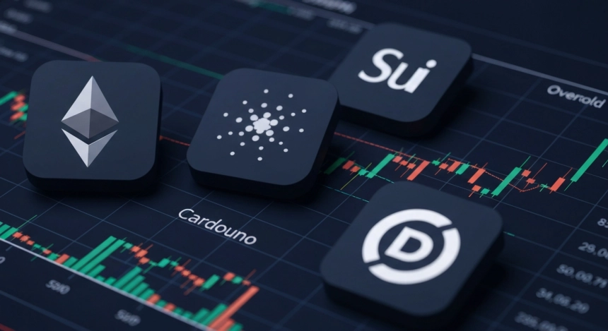 바닥 신호 나오나…에테리움·에이다·수이·DOG 과매도 구간 주목