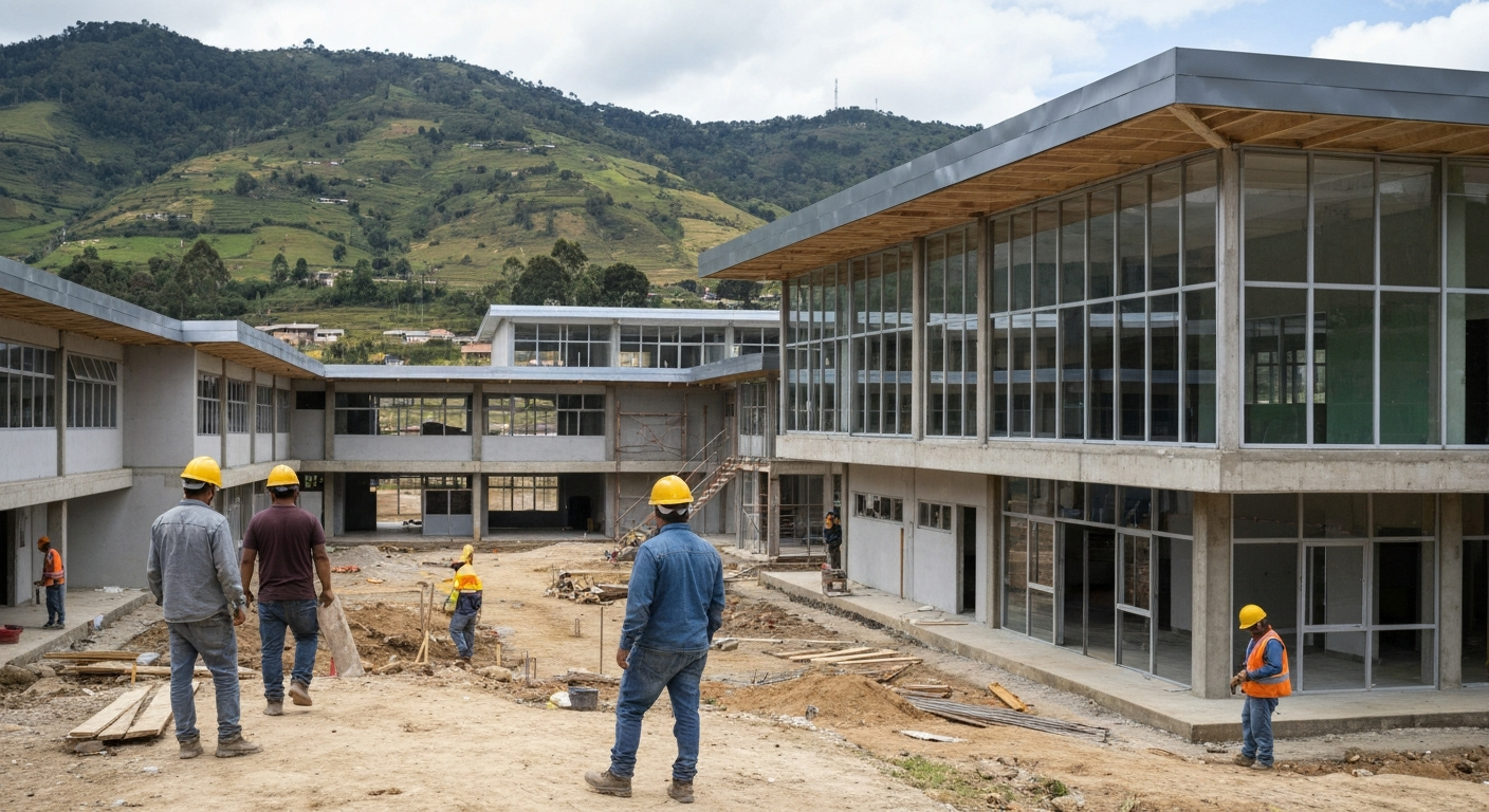 미네로스, 콜롬비아 엘바그레 공립 중등학교 건립 주도…지역 상생 나선다