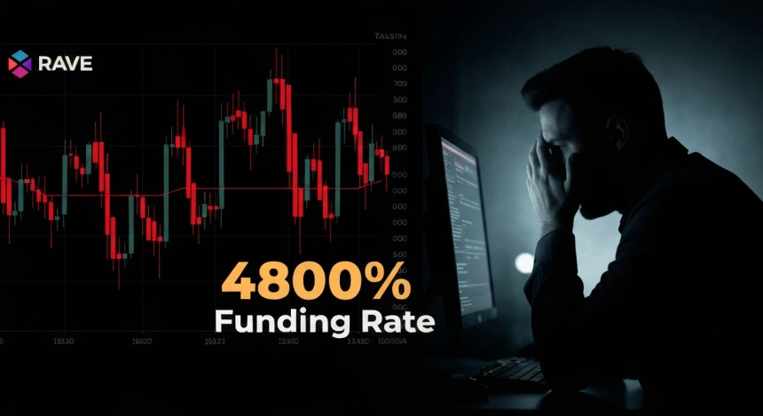 RAVE, 가격 하락 맞혀도 손실…4,800% 펀딩률에 숏 포지션 붕괴