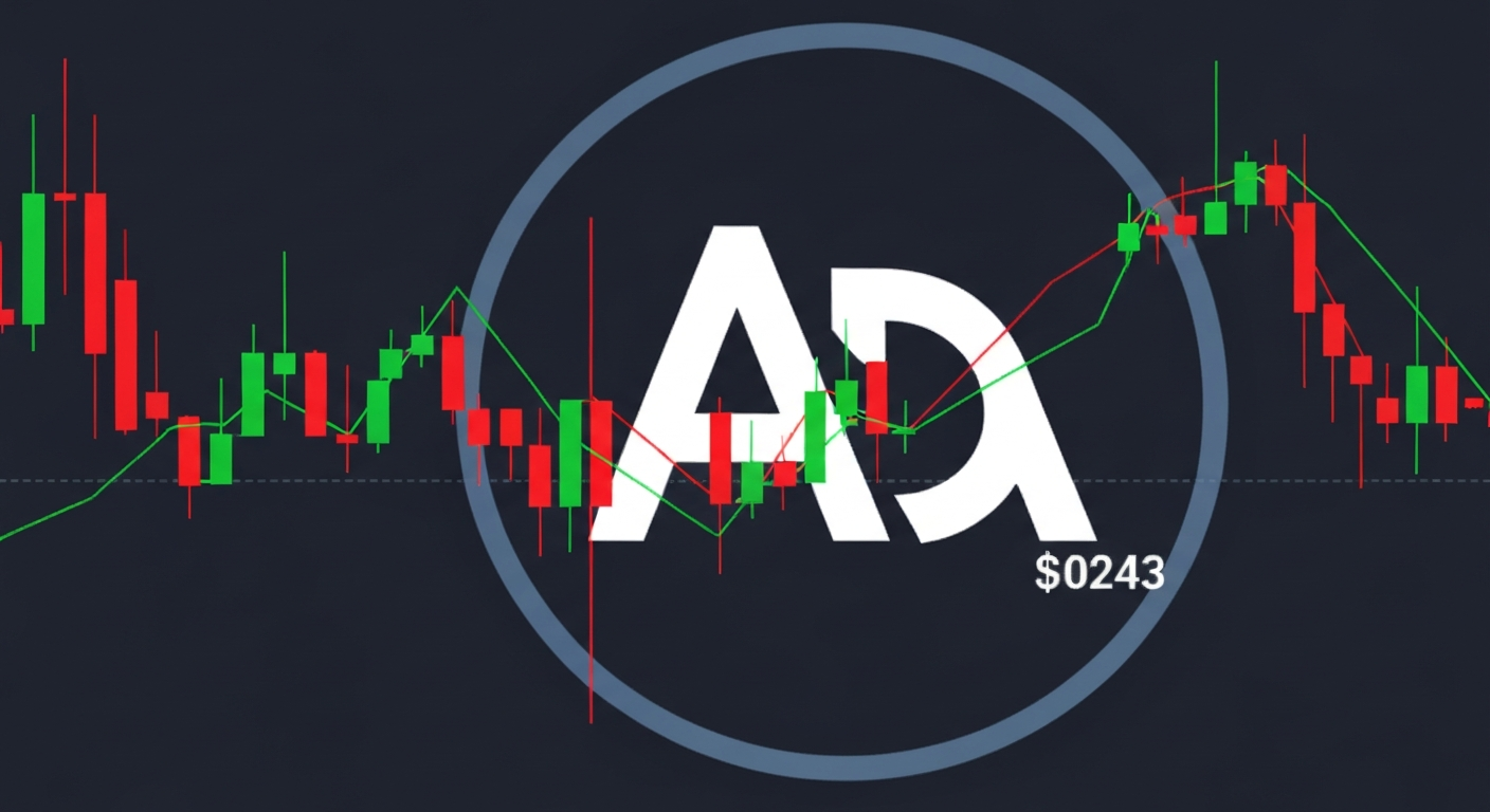 에이다, 0.243달러 지지선 시험대…반등이냐 추가 하락이냐