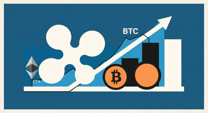 리플, 주요 코인보다 강했다…1.44달러 돌파가 분기점 될까