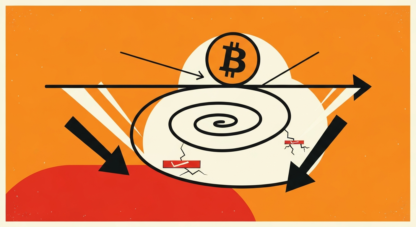 비트코인, 횡보 속 하락 위험 누적…6만8000달러가 분기점 될까