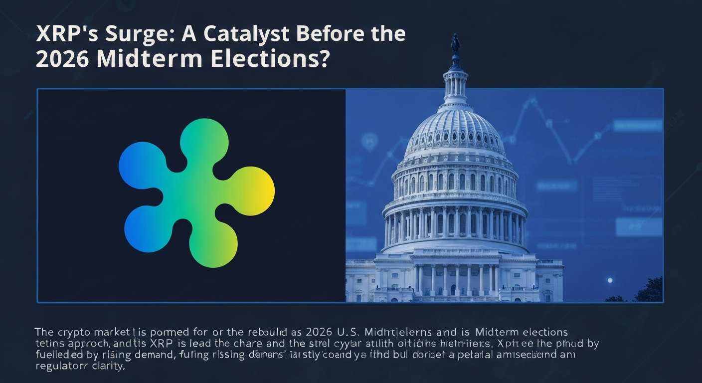 XRP, 2026 중간선거 앞두고 반등 변수 커졌다…유동성·규제·실사용 주목