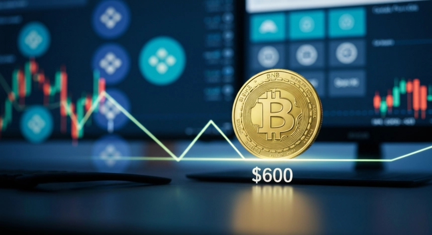 BNB, 600달러 지지 지키며 반등 신호…바이낸스 예측 시장이 변수로