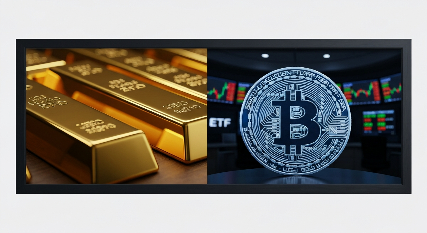 비트코인 ETF, 금 ETF 추월하나…‘디지털 금’ 넘어선 수요 확산