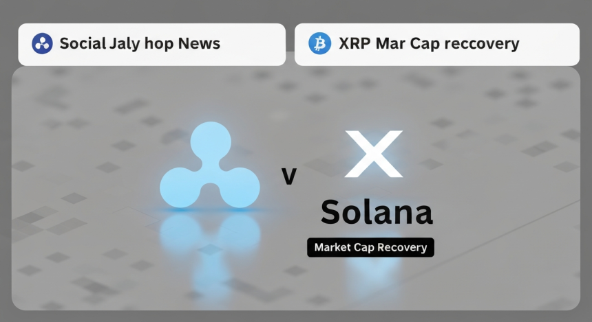 XRP, 솔라나·리플 ‘한 단어’ 반응에 강세…시총 4위 탈환