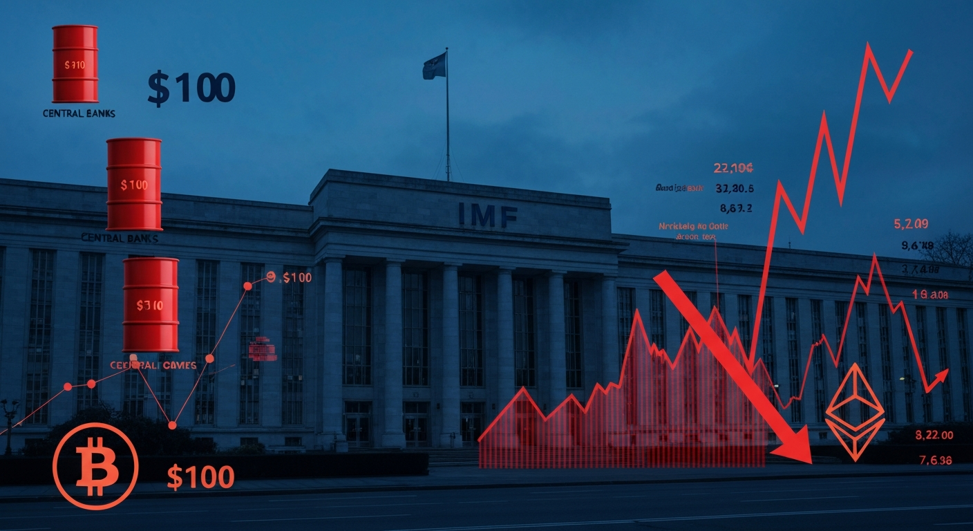 IMF, 세계 성장률 3.1%로 하향…유가 충격에 경기침체 경고