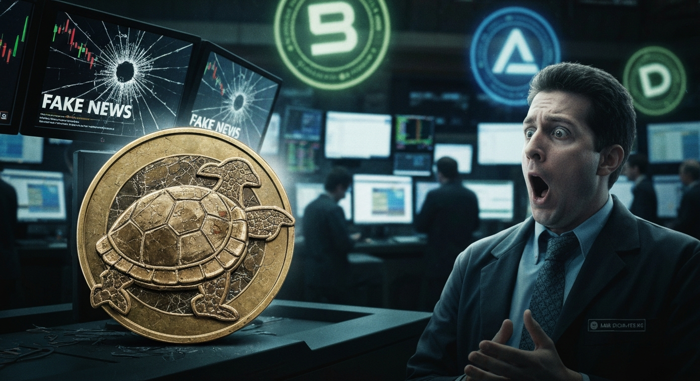 거북이 사망설에 솔라나 밈코인 6,000% 급등 뒤 급락