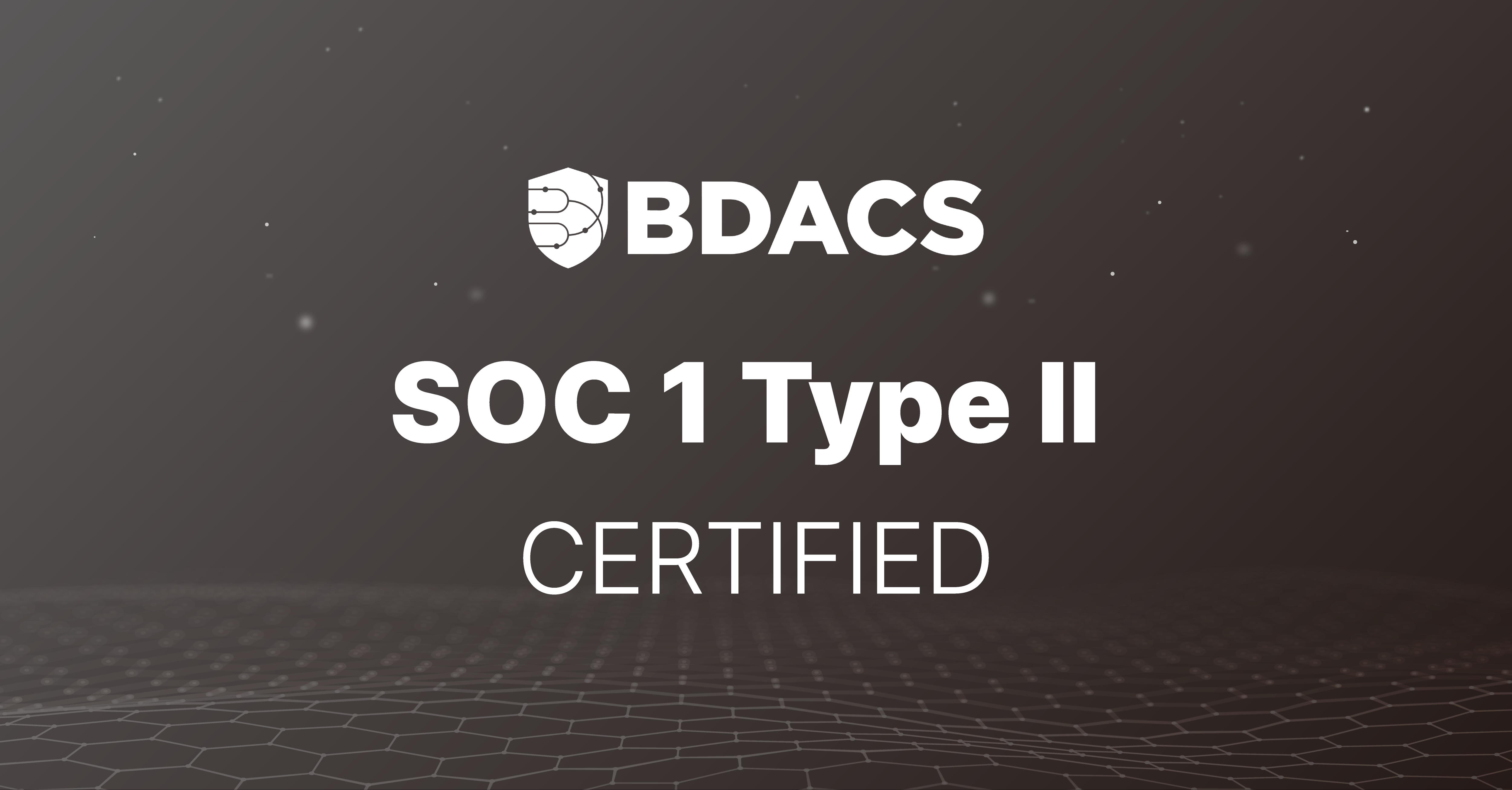 비댁스(BDACS), SOC 1 Type2 취득…글로벌 수준 내부통제·보안 역량 입증