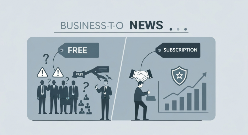 B2B에서 ‘무료’가 통하지 않는 이유…가격이 신뢰를 만든다