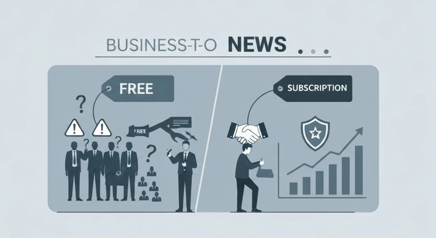 B2B에서 ‘무료’가 통하지 않는 이유…가격이 신뢰를 만든다