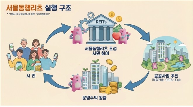 서울시, '서울동행리츠' 도입으로 시민과 도시개발 수익 공유 추진