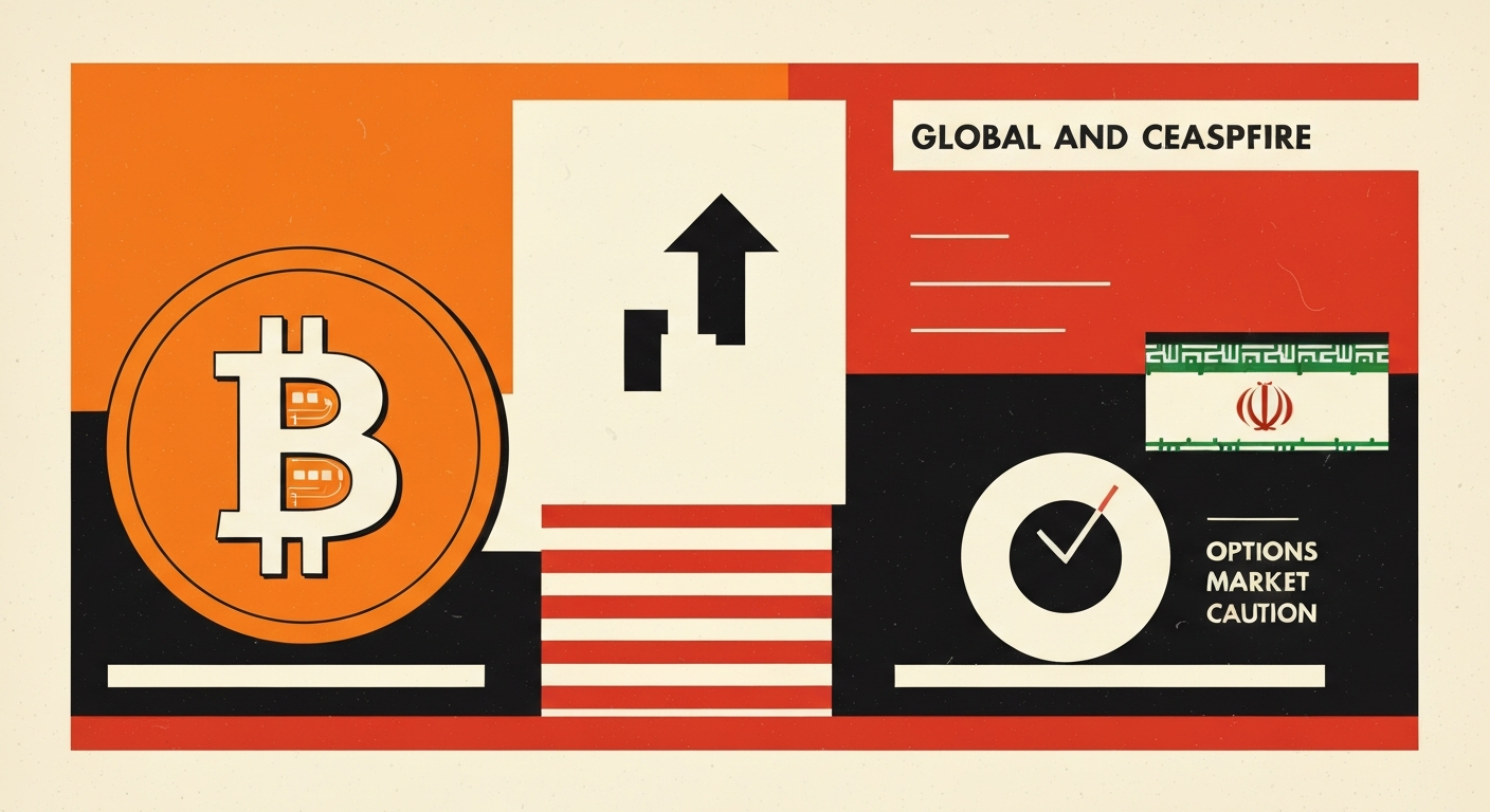 비트코인, 휴전 기대와 숏 스퀴즈에 7만 달러 근접…옵션 시장은 경계