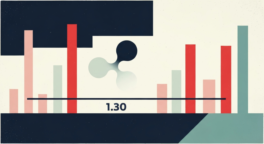 XRP 거래 활동 2021년 이후 최저…1.30달러 지지선 시험대