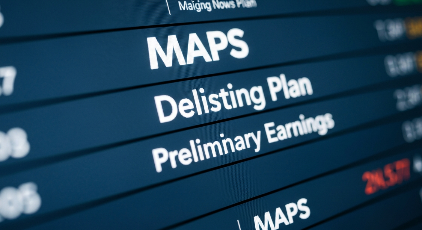 WM 테크놀로지, 1분기 잠정 흑자에도 나스닥 상장폐지 추진