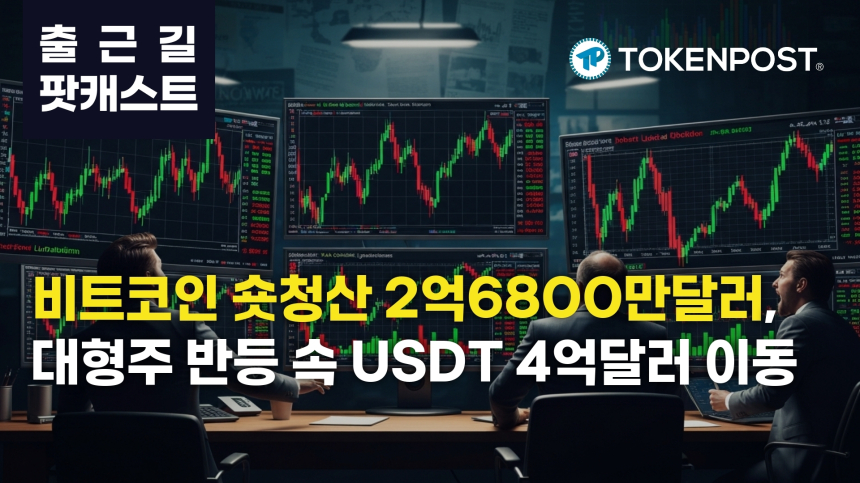 4월 21일 출근길 팟캐스트 — 하루 2억6800만달러 청산, 숏 압박 속 비트코인 점유율 확대
