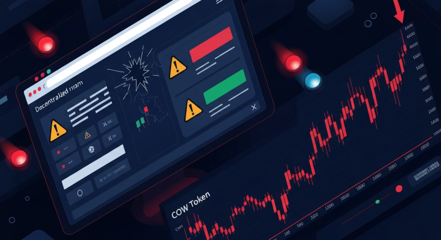 코우스왑, DNS 납치에 웹사이트 중단…COW 토큰도 하락