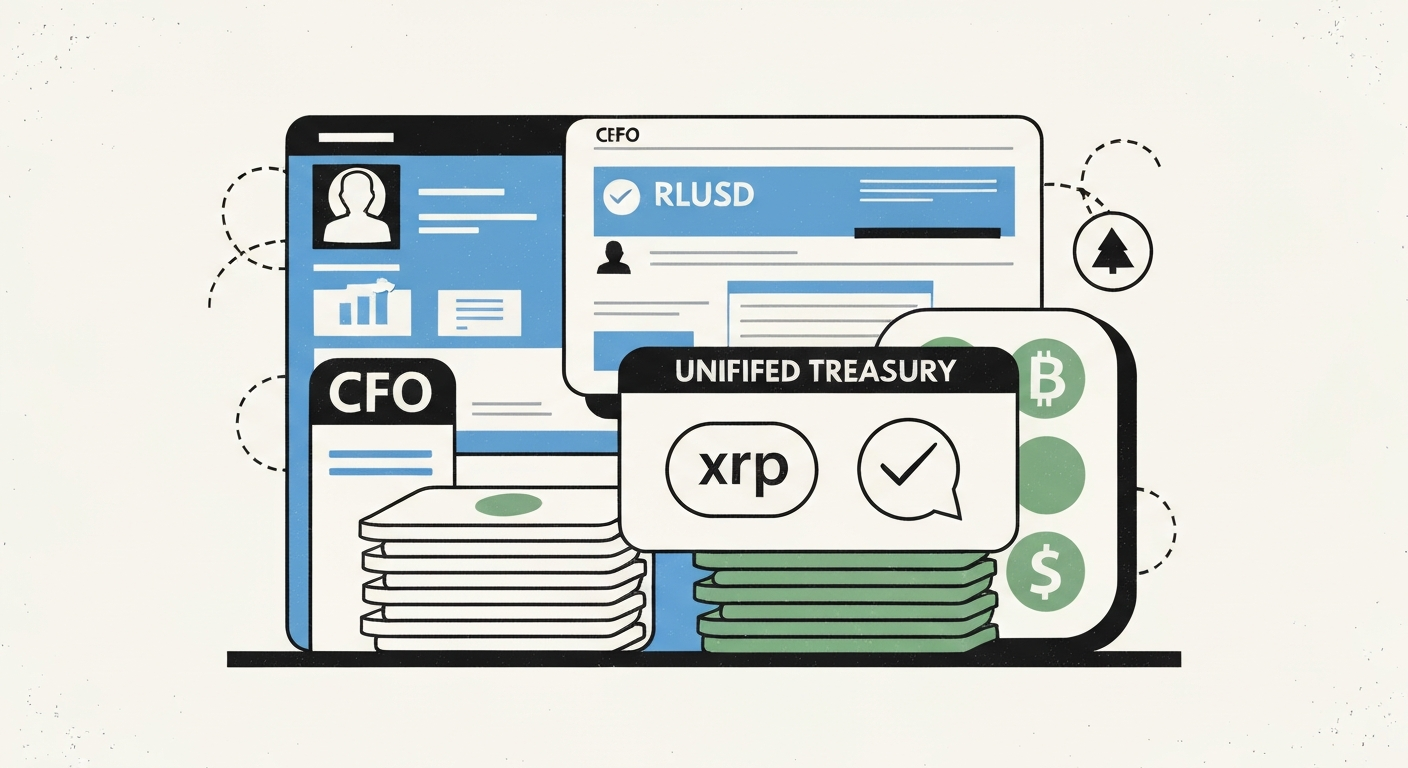 리플, 기업 재무에 XRP·RLUSD 통합…디지털 자산 관리 선점 나섰다