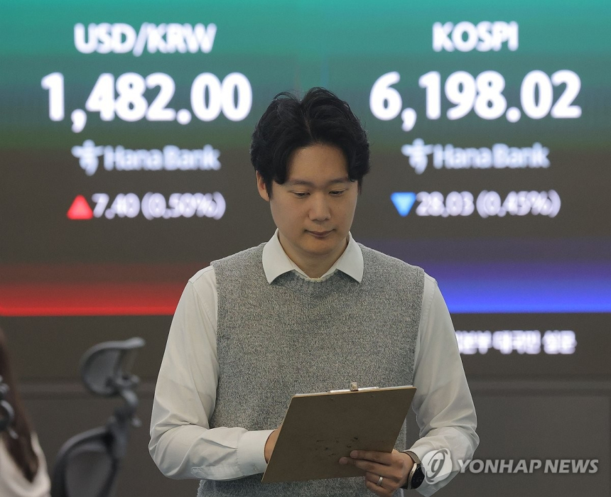 원/달러 환율, 중동 정세 영향 1,480원대 상승