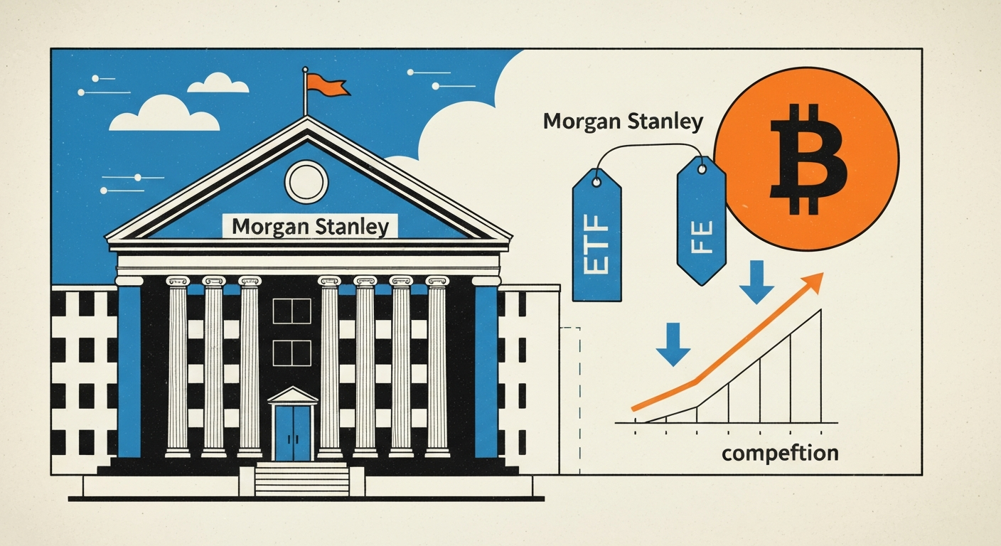 모건스탠리, 비트코인 현물 ETF 출시 임박…수수료 경쟁 불붙나