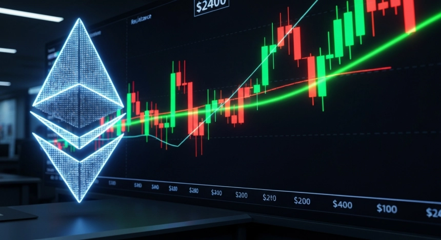 이더리움, 2400달러 저항선 공방…돌파냐 되돌림이냐