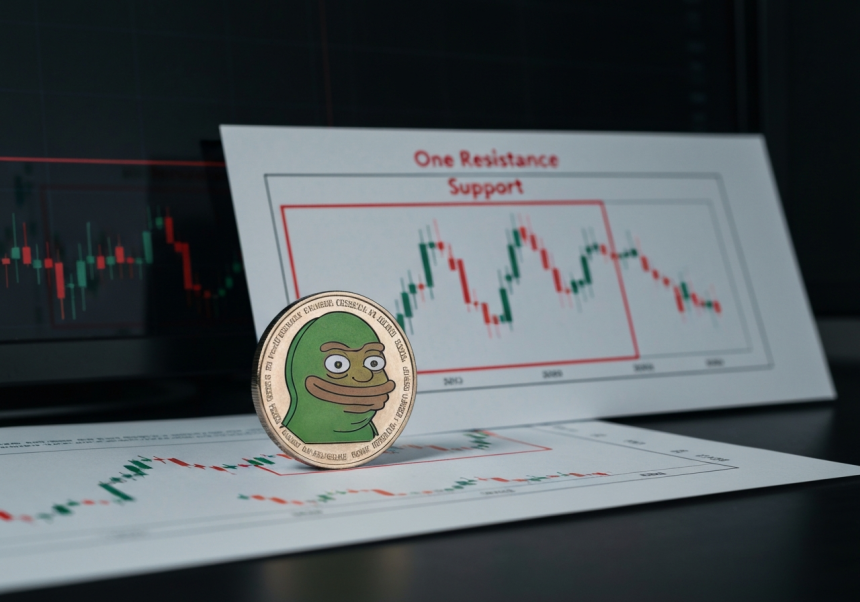 PEPE, 지지선 지켰지만 추가 하락 경고…상단 공급 구간이 분기점