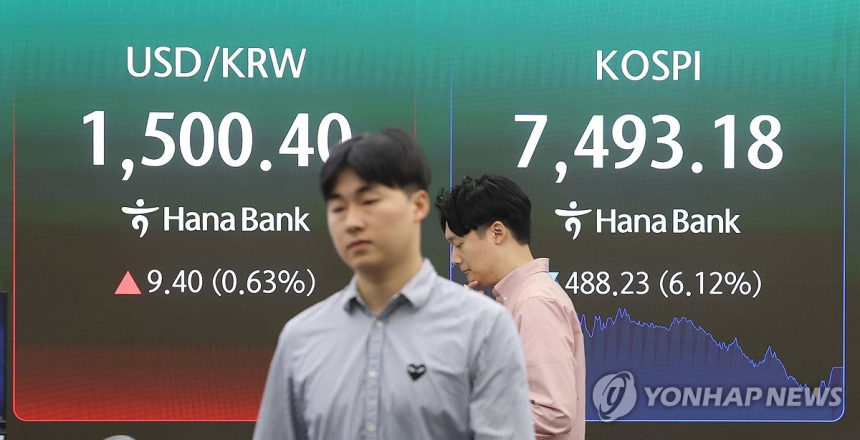  코스피 8,000선 돌파 후 급락...반등 가능성은? / 연합뉴스 