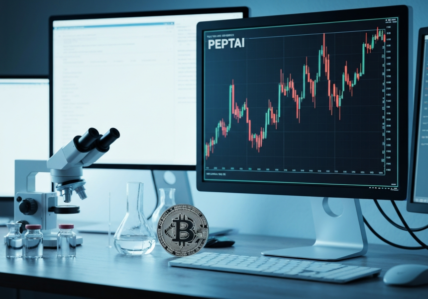 PEPTAI, AI+바이오 기대에 2.50달러 급등…유동성 한계에 급락