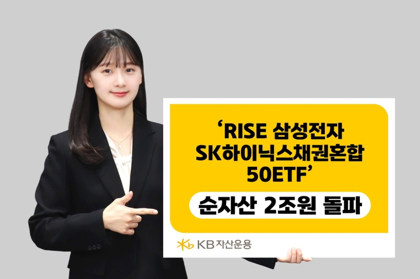 KB자산운용 ETF, 상장 두 달여 만에 2조원 돌파...반도체-채권 투자의 승부수!