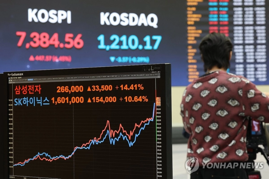 삼성전자, 시가총액 1조 달러 넘어서며 아시아 '톱2' 진입