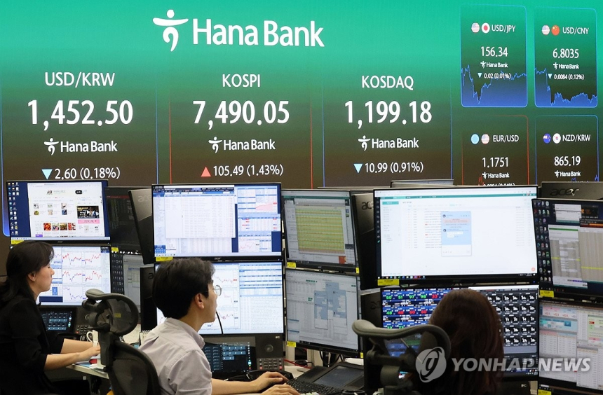 원/달러 환율, 중동 긴장 완화 기대에 하락 출발 후 외국인 매도로 낙폭 반납