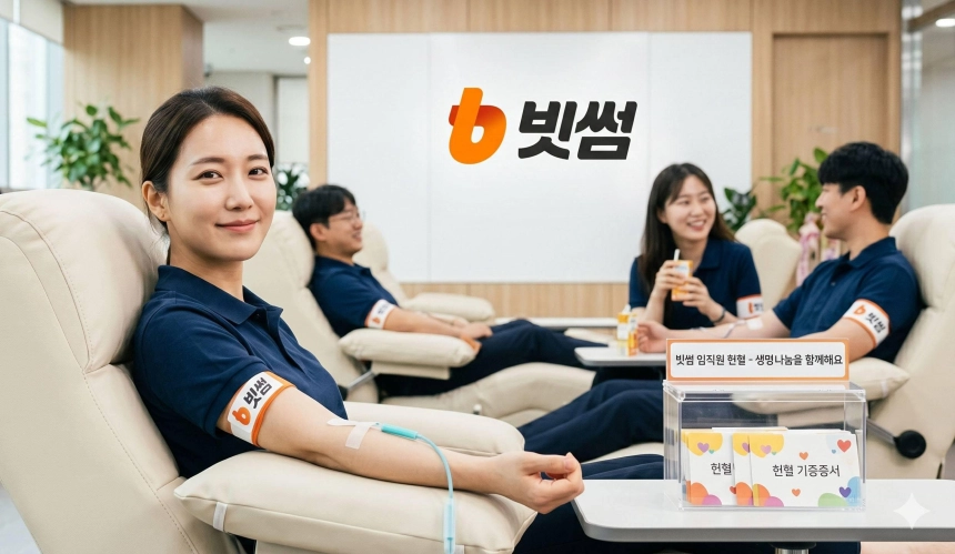 빗썸, 올해 두 번째 임직원 헌혈…‘정기 헌혈’ 사내 문화로 안착