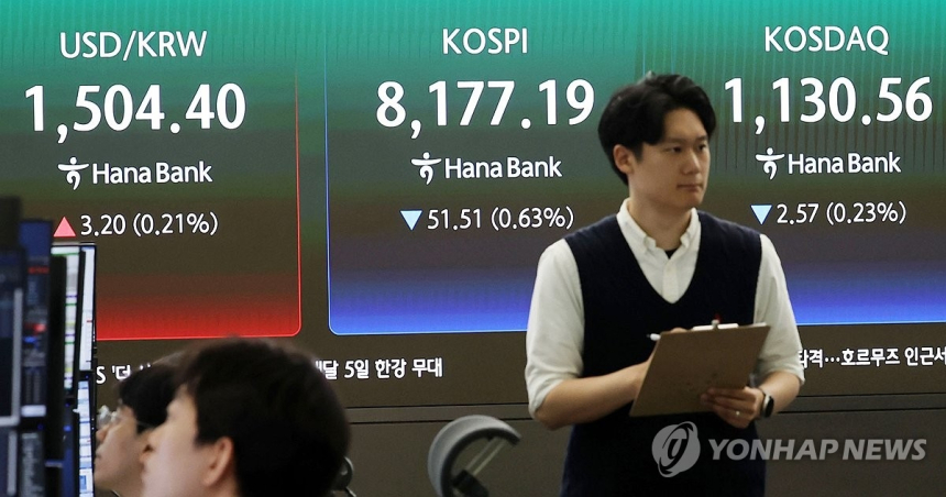 코스피, 급등 후 숨 고르기... 장 초반 0.31% 하락