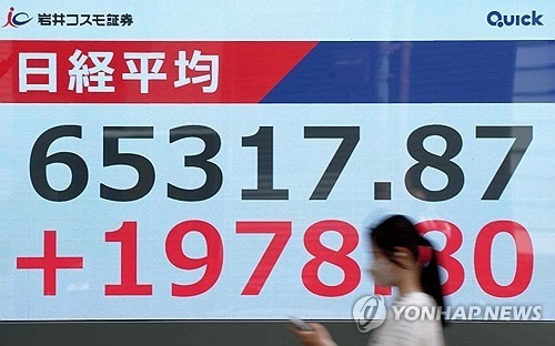닛케이225, 국제유가 하락 힘입어 사상 첫 6만5천선 돌파