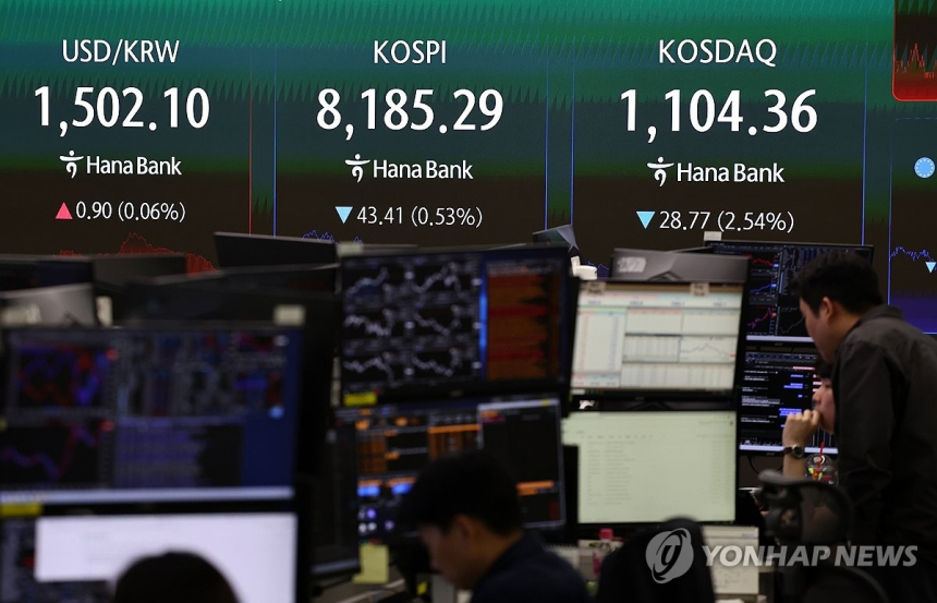 코스피, 개인 투자자 덕에 8,000선 사수… 외인 매도세 지속