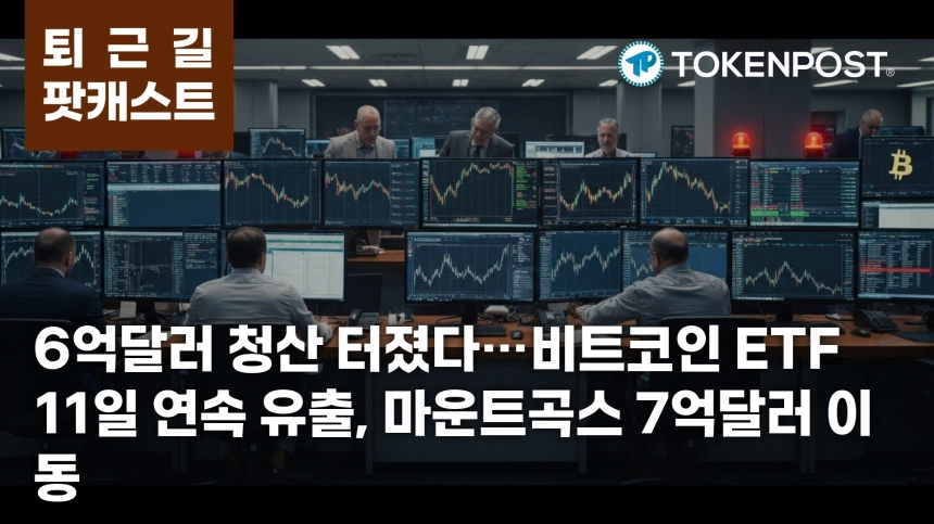 6월 2일 퇴근길 팟캐스트 — 6억2234만달러 청산 충격, 비트코인 ETF 11일 연속 순유출