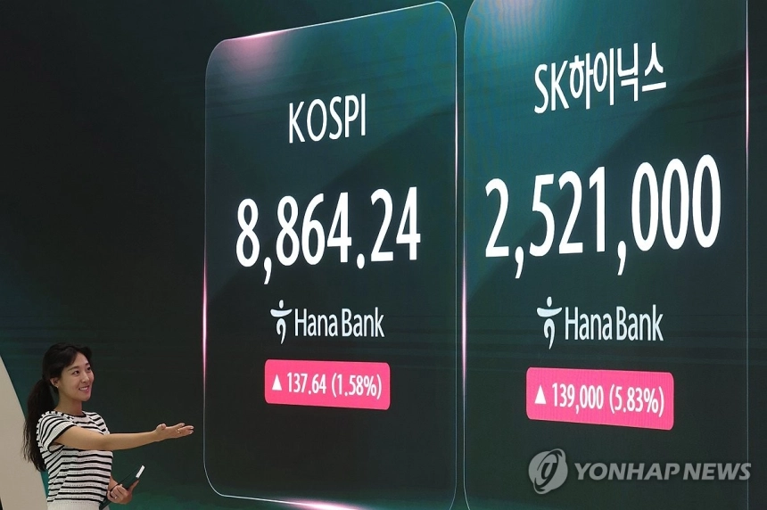 SK하이닉스, 첫 250만 원 돌파…반도체 투자 심리 회복세