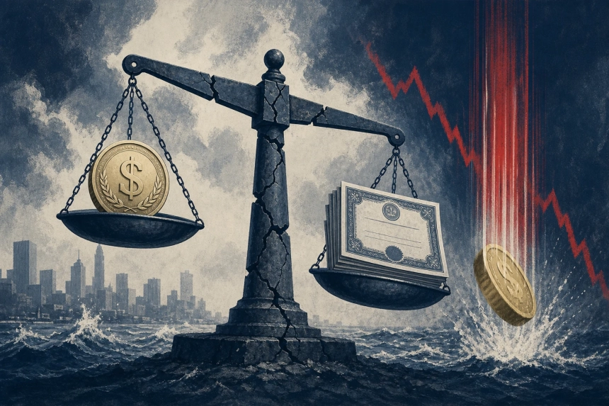 비트코인 급락에 apxUSD 디페깅…스테이블코인 구조 리스크 재부각