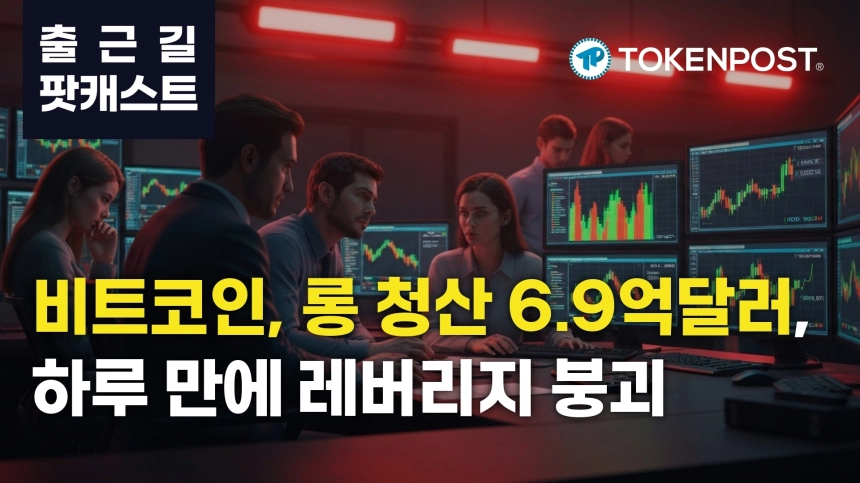 6월 4일 출근길 팟캐스트 — 하루 6억9582만 달러 청산, 롱 베팅 붕괴…비트코인·이더리움 동반 급락