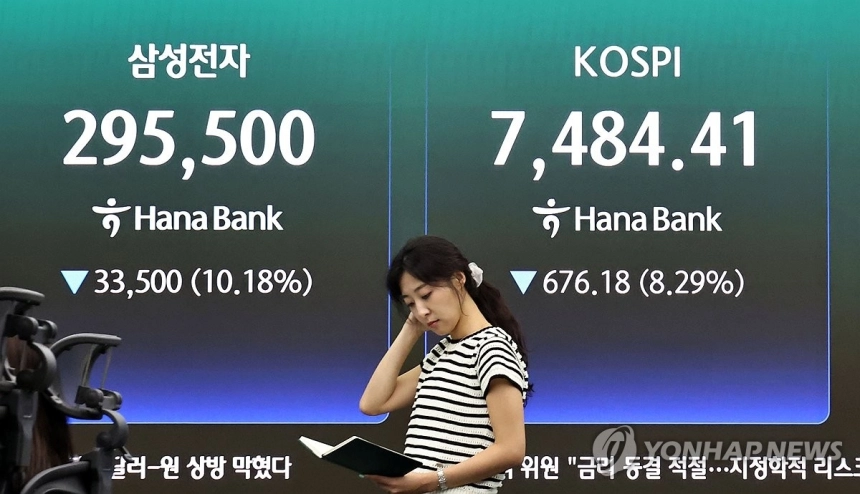 코스피·코스닥, 서킷 브레이커 속 9% 폭락... 투자심리 냉각