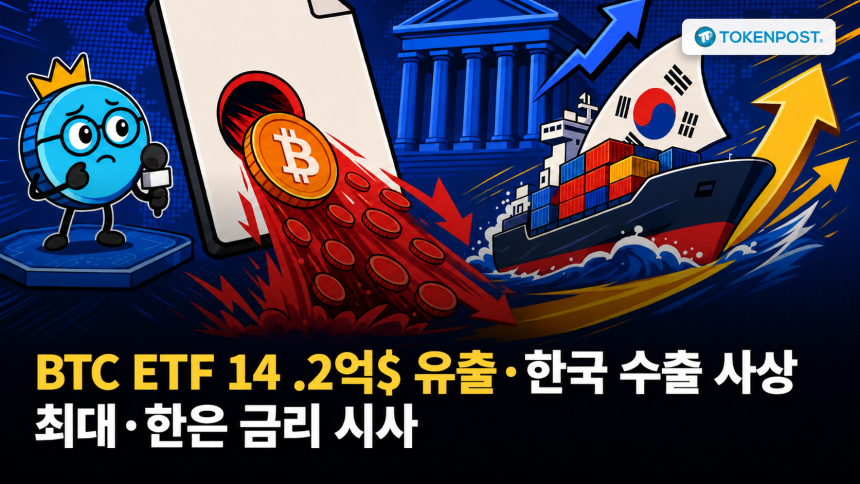 6월 1일 퇴근길 팟캐스트, BTC ETF 14.2억 달러 유출 속 한국 수출은 사상 최대